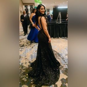 Black sparkly formal/ball gown